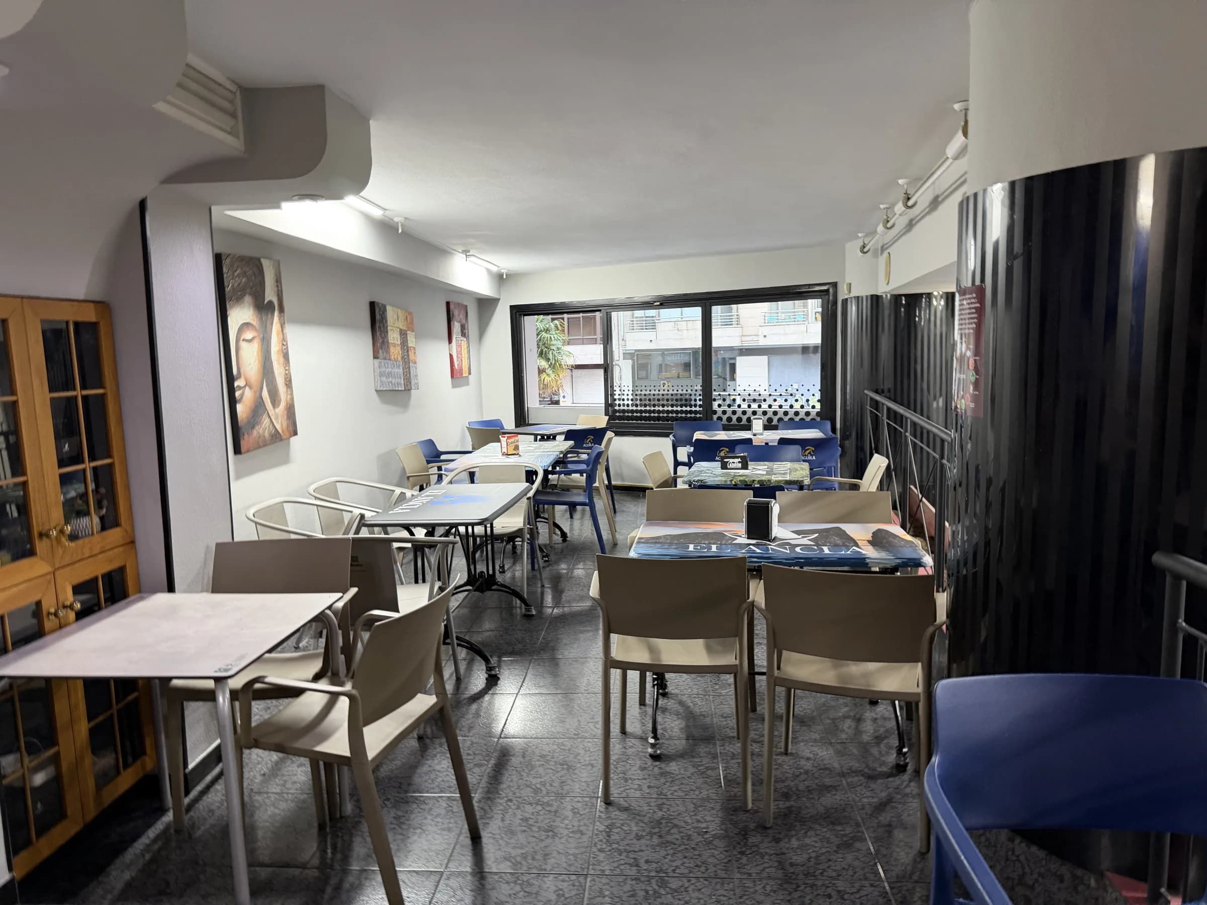 Salón de la planta superior de El Ancla